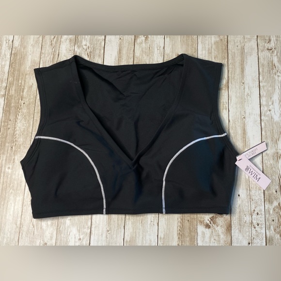 🆕 VICTORIA'S SECRET VS SWIM SEXY SPORT CROPPED TEE BIKINI TOP BACK LARGE - Picture 5 of 16